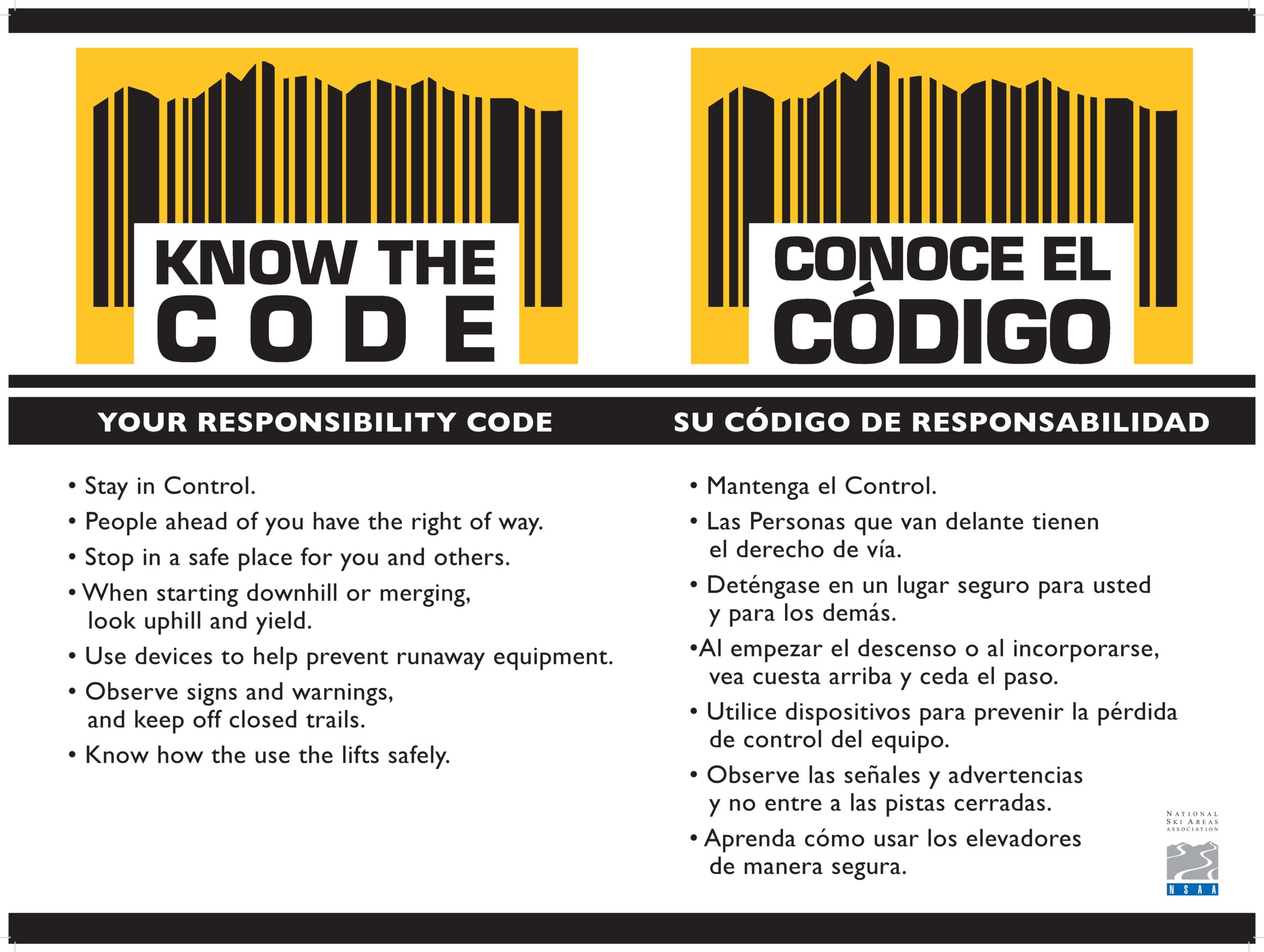 Spanish Know the Code Poster